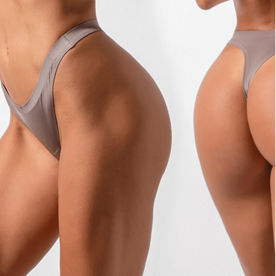 Women's Sexy Transparent Low Waist Thong Underwear - SensorySoftShop