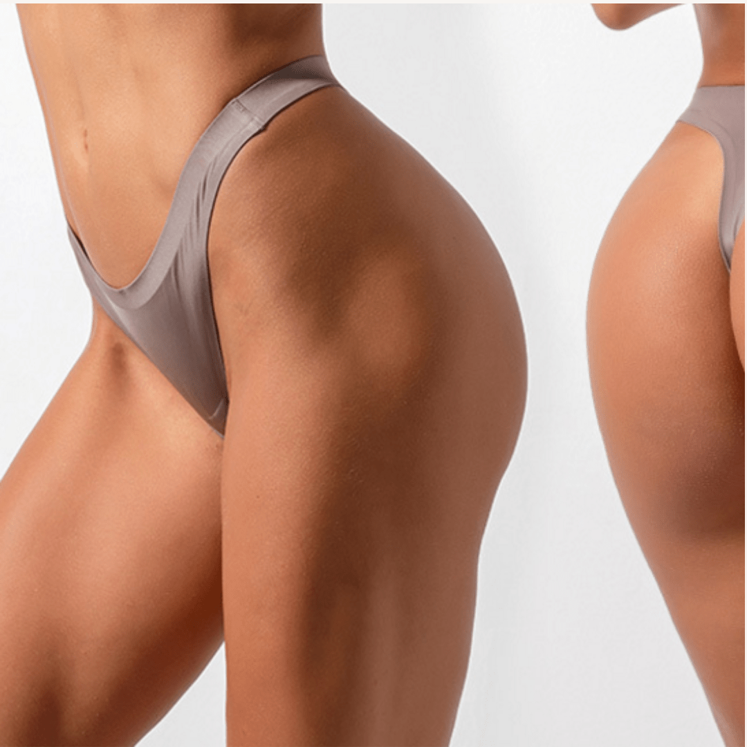 Women's Sexy Transparent Low Waist Thong Underwear - SensorySoftShop