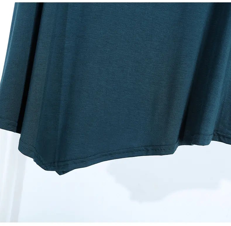 Women's Short Sleeve Irregular Modal T-Shirt 2025 Summer - SensorySoft