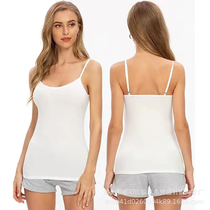 Women's Slim Fit Modal Camisole with Built - in Cups - SensorySoft