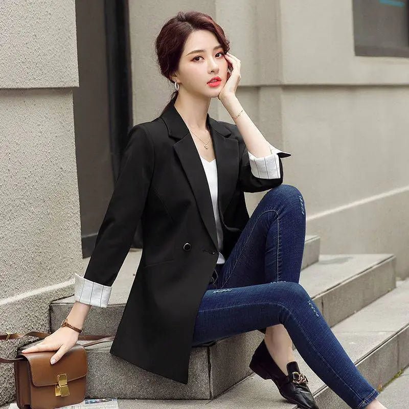 Women's Stylish Temperament Suit Jacket - SensorySoftShop