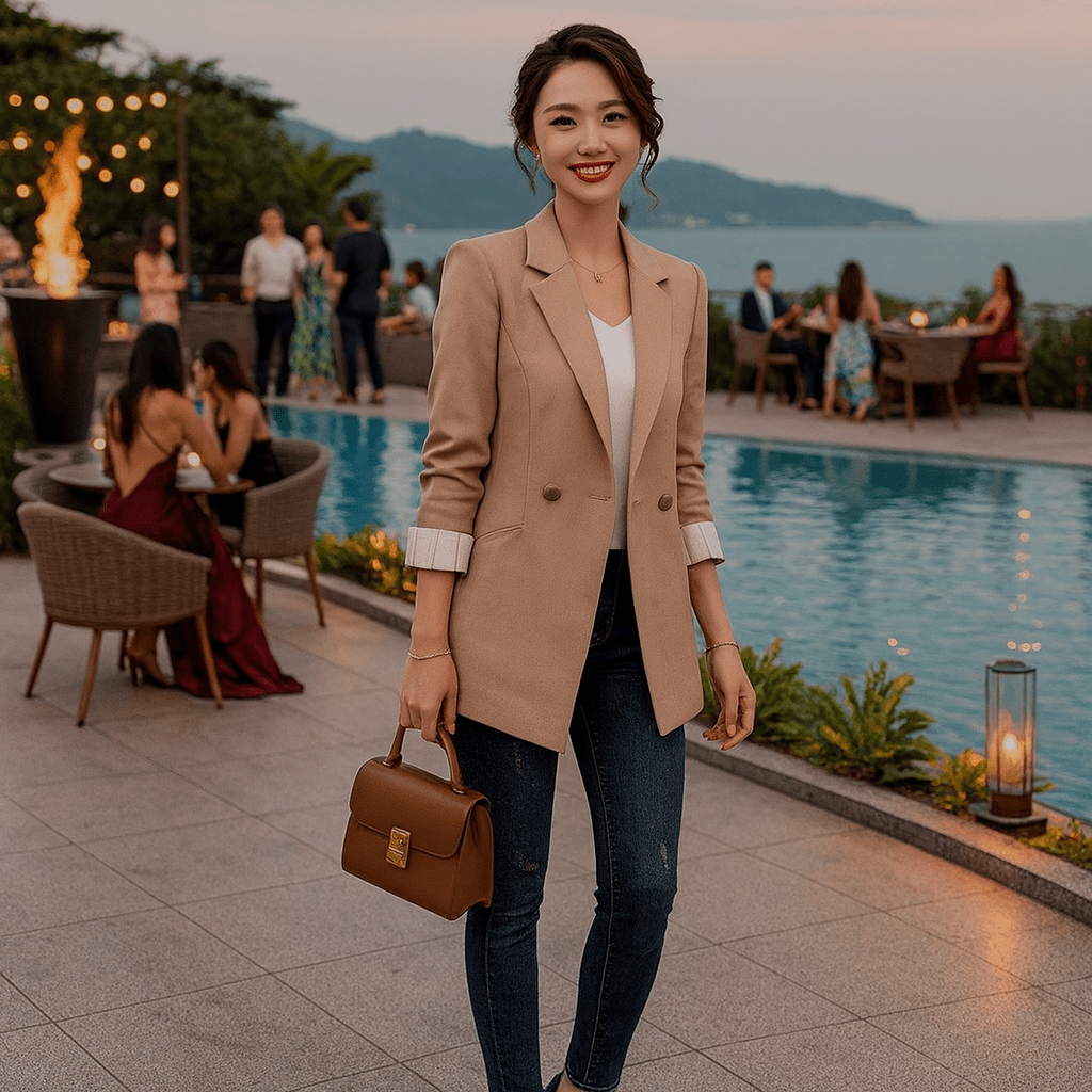 Women's Stylish Temperament Suit Jacket - SensorySoftShop