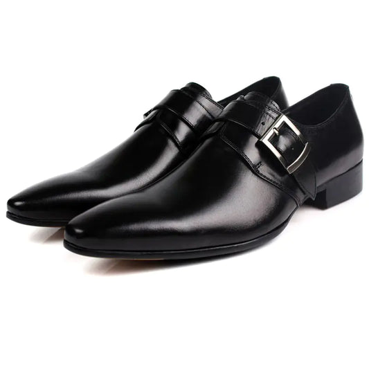 Men's Business Suits with Pointed Toe Shoes