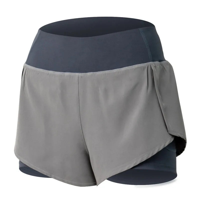 Double Shorts Side Pocket Running Shorts