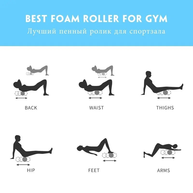 Yoga Column Gym Fitness Foam Roller - SensorySoft