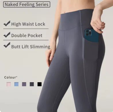 Yoga Pants - Naked Feeling Series - Waist Hip Leggings - SensorySoft
