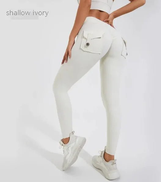 Yoga Pants Peach Hip Women's Sports - SensorySoft