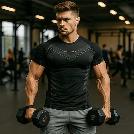 YOUNGLA - Summer Muscle T-Shirts For Men - SensorySoft
